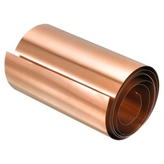 Copper Sheet Roll Metal Foil Plate 1000mm x 100mm x 0.15mm New