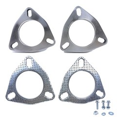 2 PCS 2.5 Inch 3 Bolt Exhaust Flange Connection Kit, Stainless Steel Exhaust …
