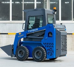 USA Stocks TYPHON STOMP 509 25HP Kubota D1105 1.4 Ton EPA Skid Steer Loader