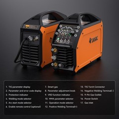 JASIC TIG Welder + Plasma Cutter PFC Welding/Cutting Machine for 95-265V Voltage