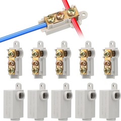 10PCS 6 AWG Gauge T Type Wire Connector Nut Kit 80A Quick Wiri Size: 6 AWG 80A