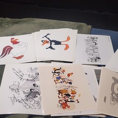 MTV Zipper Binder Portfolio with Various cartoon cells. read description