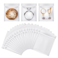 200pcs 1.5″x2″ 4 Mil Mini Plastic Bags, Transparent Small 1.5×2 inch, Clear