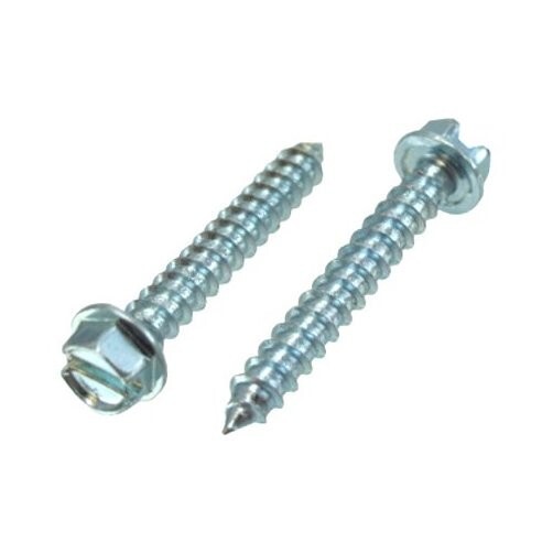 Hex Washer Head #6x 1-1/2″ Zinc type-A Self piercing Sheet Metal Screws, 7000pcs