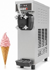 1500W Commercial Ice Cream Machine Countertop Soft Serve Ice Cream Maker