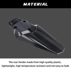 Changcheng Rear Protector For – Mudguard Carbon Fiber Pattern For