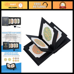 Color Blindness Test Chart – 38 Plates, User Manual & Eye Occluder Included
