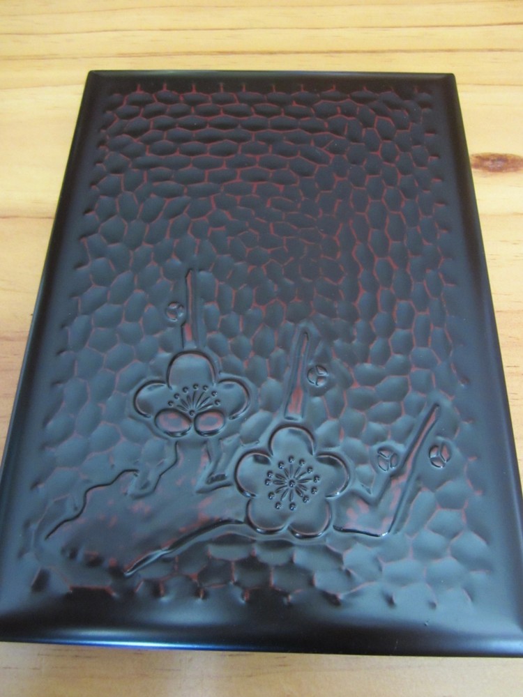 Decorative Address Book Japanese Lacquer Cherry Blossom Unused Japanese Tabs 7X5