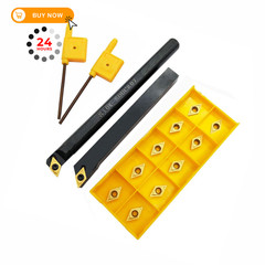 0.25 inches diameter x length, 3/8 Holders + 12pcs DCMT2.51