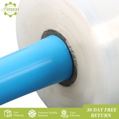 4 Pack Mini Clear Industrial Stretch Wrap Film 5″ × 1000ft with Handle, 80 Gauge