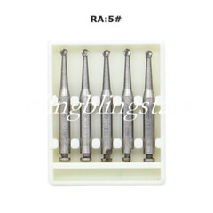 8 Types Dental Round Carbide Bur for Slow Speed Latch Type RA 1# – 8# Burs