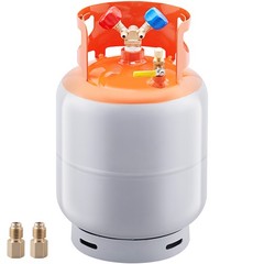 VEVOR Refrigerant Recovery Reclaim 30 LBS Cylinder Tank 400 PSI Liquid Y Valve