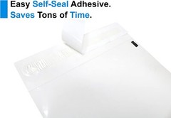 100 9×12 Self Seal Suffocation Warning Clear Poly Bags 1.5 mil Free Shipping
