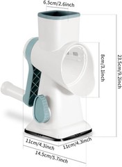 Rotary Ice Shaver W/ Handle Manual Hand Crank Snow Cone Maker Machine Qucik