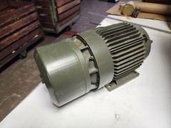MGM 3-1/2 HP 2.5 KW 3 Phase 1720 RPM Brake Motor 100L Frame No. 90057796