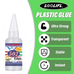 502 Super Strong Quick-Drying Liquid Glue for Plastic Wood Metal Glass
