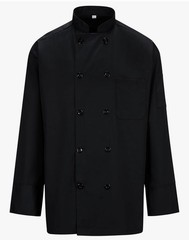 NWT Ousafeve Chef Chef’s Coat black Unisex Adult Mens Womens Medium