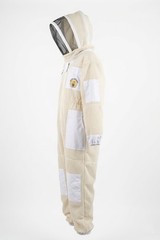 Beekeeping Suit Unisex 3 Layers Ventilated White – LARGE SIZE