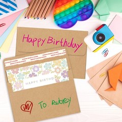 100 Pack A7 Brown Kraft Paper Invitation 5×7 Envelopes for Greeting Card, Photos