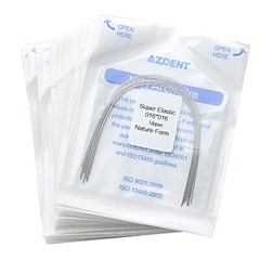 10X AZDENT Dental Orthodontic Super Elastic Niti Nature Rectangular Arch Wires