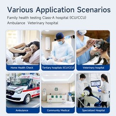 7″ Handheld Patient Monitor Vital Signs Monitor ECG/NIBP/TEMP/RESP/SPO2/PR