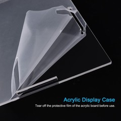 Display Case Box Acrylic Box Transparent Showcase 26x26x11cm for Collectibles