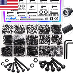 2284PCS Metric Screws & Flange Bolt Assortment,Nuts and Bolts Assortment Kit M2/