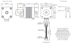 Nema 17 Stepper Motor Dual Shaft 1.8° 45Ncm 12-24VDC 2A 42x40mm for CNC Extruder