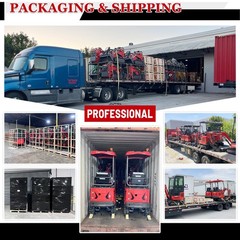 HY12C FREE SHIP/unloading Mini Excavator 1.2Ton 13.5hp Gas EPA Engine+Rake+Auger