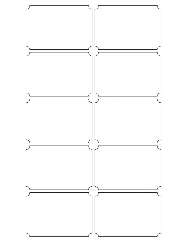 2 X 3 Inch Label for Laser and Inkjet Printers with Template Included, 12 Full S