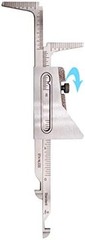 Weld Gauge Set Hi-Lo Welding Gauge and 1/32-5/8 Inch 1-15mm Taper Gauge Stainles
