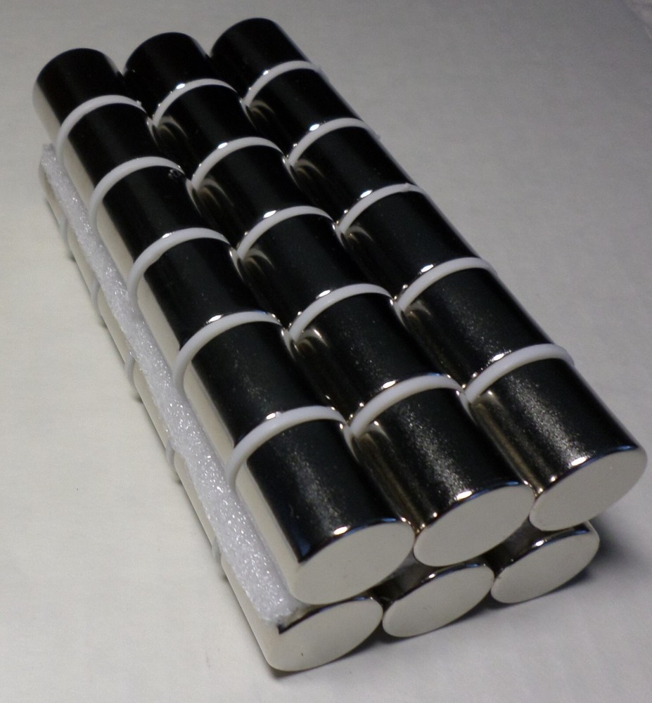 Lot (36) Neodymium Rare Earth Magnets 3/4″ X 3/4″ Grade N50 EXTREMELY POWERFUL