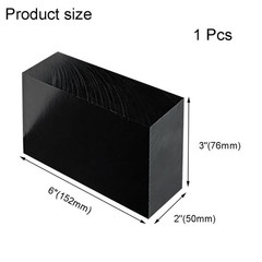 High-Density Polyethylene (HDPE) Plastic Block 2″ Thick – 3″ x 6″ HDPE Plasti…