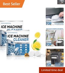 Effortless Ice Machine Descaler – 24 Tablets, Compatible with Opal & KitchenAid