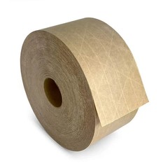 3″ x 450 feet Reinforced Water-Activated Kraft Gummed Tape Secure Paper Packing