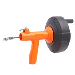 VEVOR 25Ft 1/4″ Plumbing Drain Cleaner Snake Drain Auger Cleaning Clog Remover