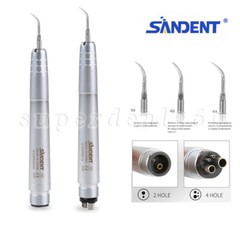 NSK Style Dental Ultrasonic Air Perio Scaler Handpiece Hygienist 2/4 Hole + Tips
