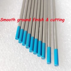 10pcs Ground Finish WL20 Welding Tungsten Electrode 2.4*175mm 3/32″x7″ Blue Tips
