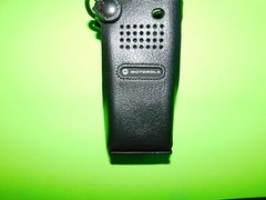 Motorola APX6000 Radio Leather Carry Case & Swivel Belt Loop PMLN5657B Free S/H