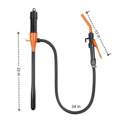 2.4 GPM Battery Powered Fuel Transfer Pump for Gasoline Vehicles Fuel