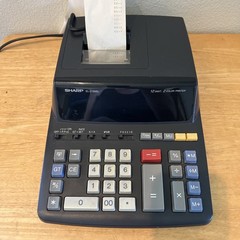 Sharp EL-2196BL Electronic Printing Calculator 12 Digit VF Display 2 Color