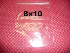 25 Reclosable Storage Bags 8”x 10” Plastic T-Shirt Size Zip-Top Bags 8×10