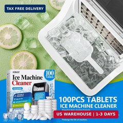 100 Pack Ice Machine Cleaner Descaler Tablets-Ice Maker Cleaner Compatible with