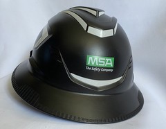 Msa V-Gard C1 Full Brim Vented Fas-Trac Type 1 Class C Thermal Barrier Glaregard
