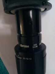 PANASONIC GP-KR222 WITH OPTEM CLAMP 25-70-13 AND OPTEM 38XSC38 25-70-54