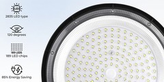 300W UFO Led High Bay Light Warehouse Factory Commercial Industrial Shop Light
