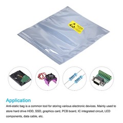 Anti Static Bags Shielding Bag 10pcs 12×16″ 30x40cm Resealable with Labels