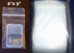 1000 2×3 Reclosable Resealable Clear Zipper Plastic Bags 2Mil 2″x3″ inch