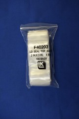 2×3 2.5×3 Elkay Plastic Clear Zip Lock Seal Top Reclosable Poly Bags 4 Mil 4Mil