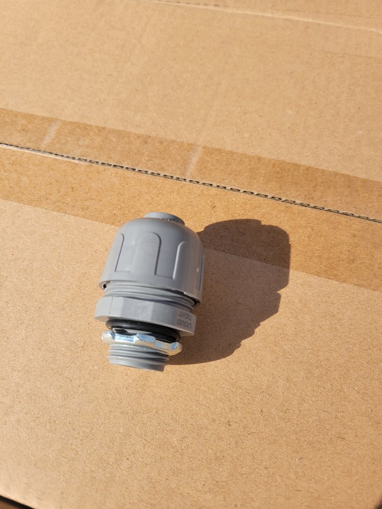 1/2″, 3/4″ & 1″ liquid tight FNMC-B PVC Straight & 90 Connectors Carflex SAVE $